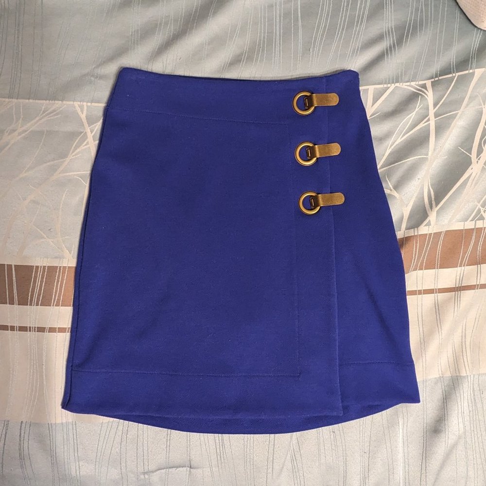 Anthropologie Maeve Monae faux wrap skirt size 0